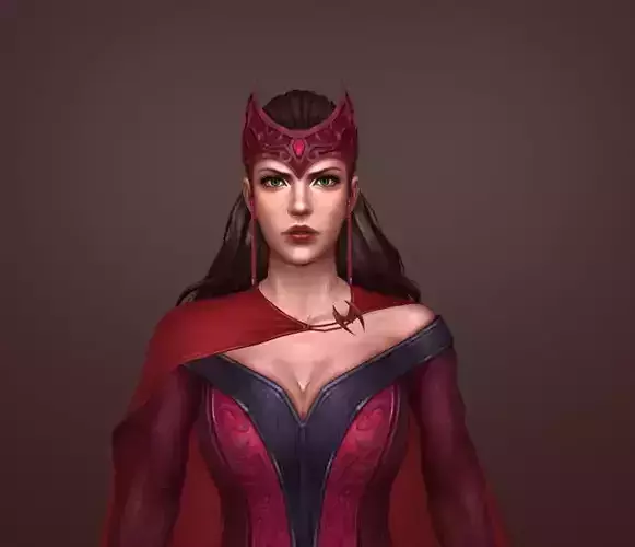 scarlet witch 3D model