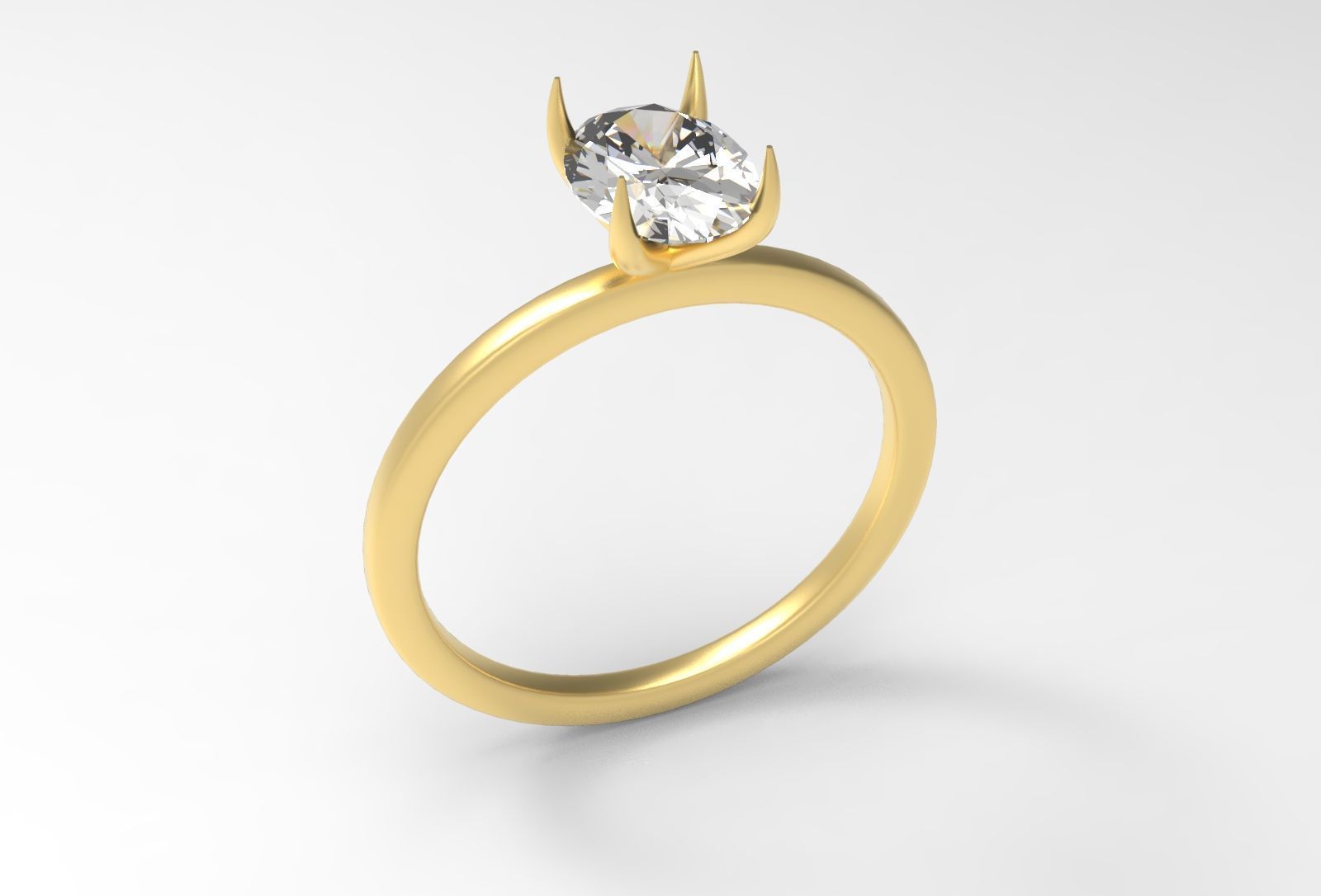 RINGS WITH SIX KIND OF DIAMOND 3D print model_8