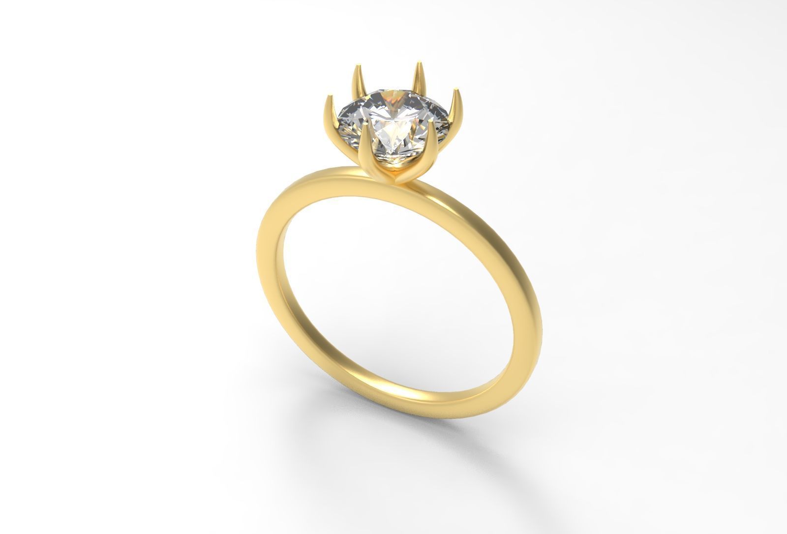 RINGS WITH SIX KIND OF DIAMOND 3D print model_20