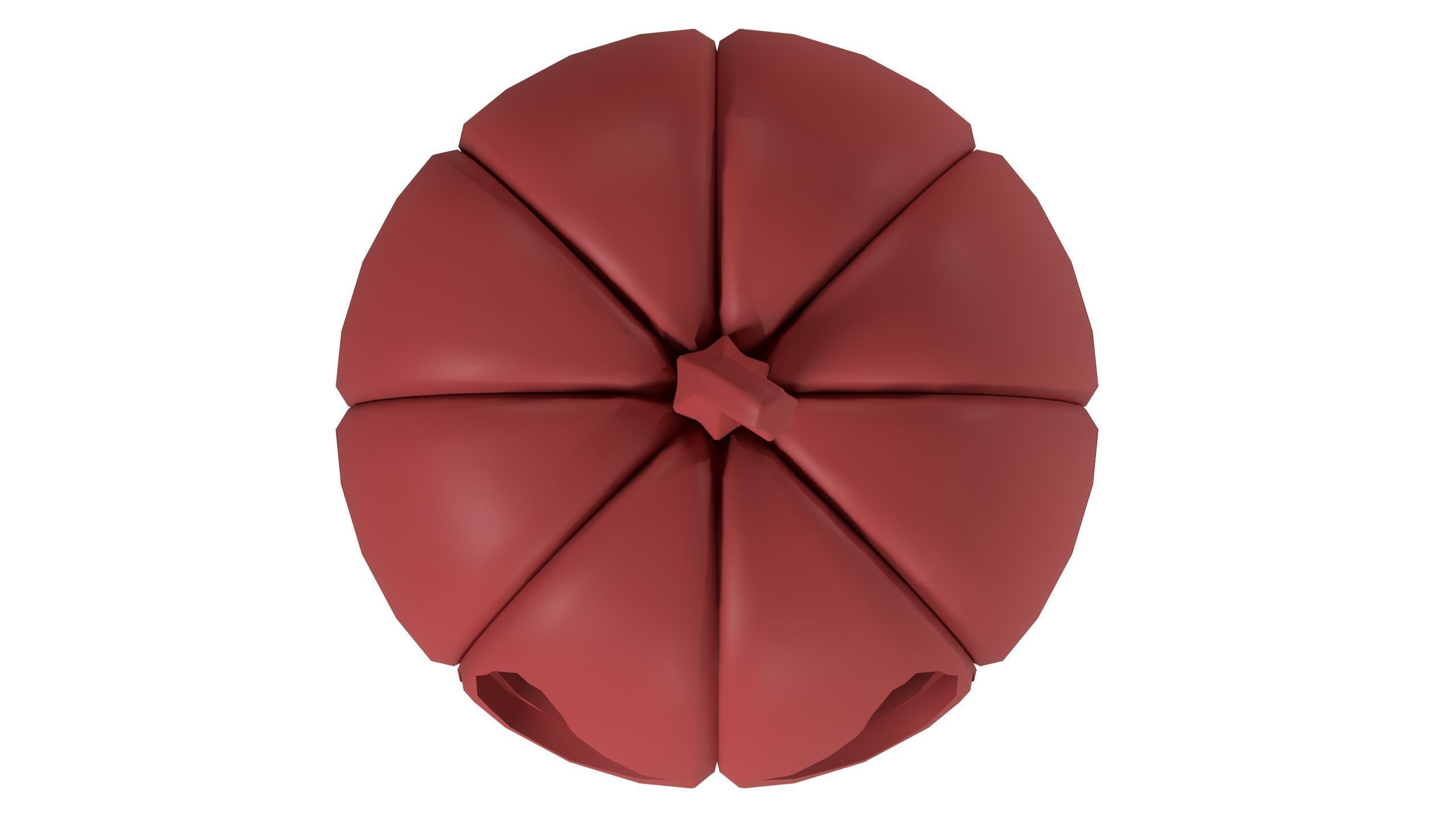 Halloween Pumpkin 03 Low-poly 3D model_17