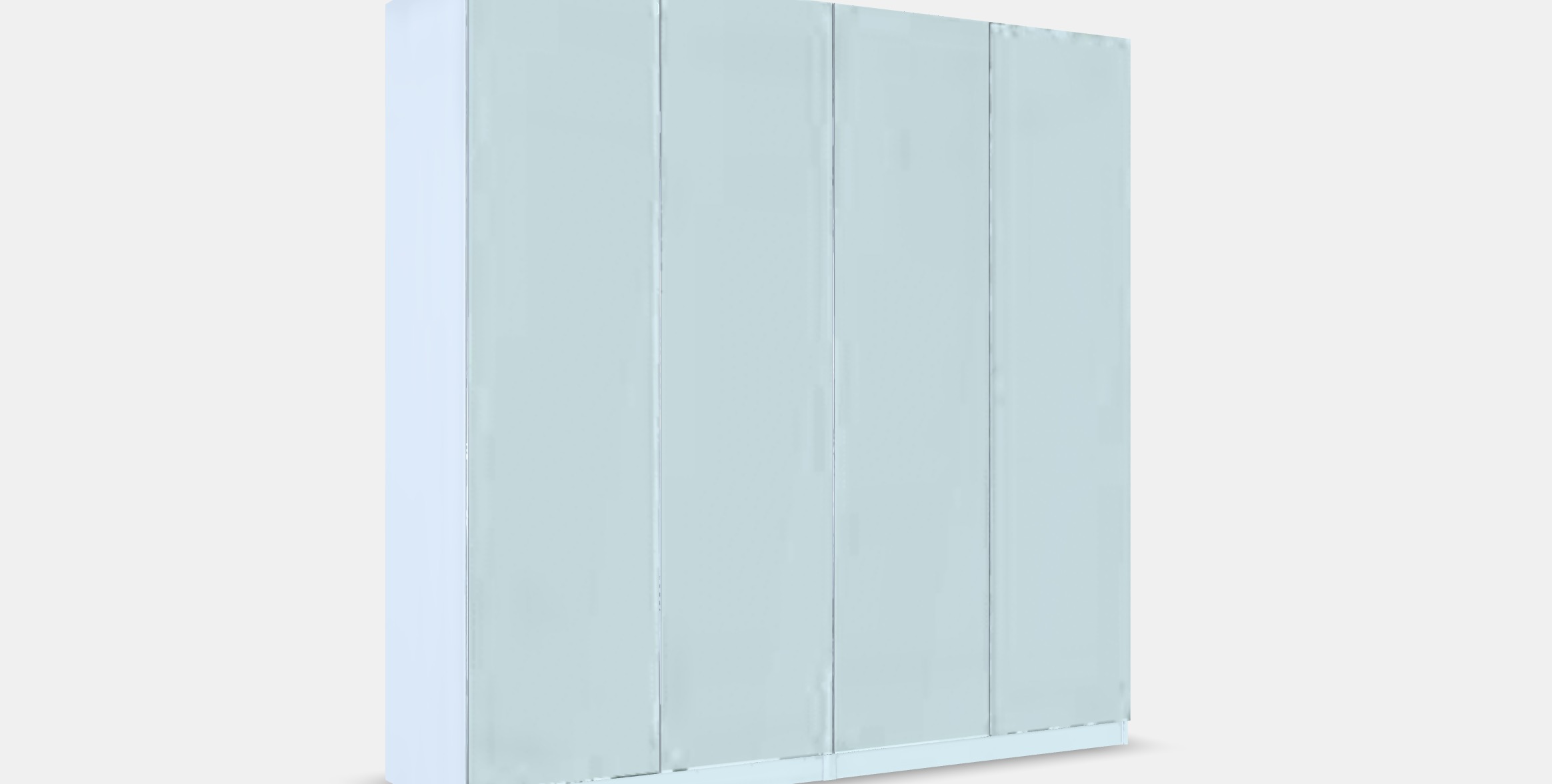 PAX - FARDAL Wardrobe 3 Low-poly 3D model_9