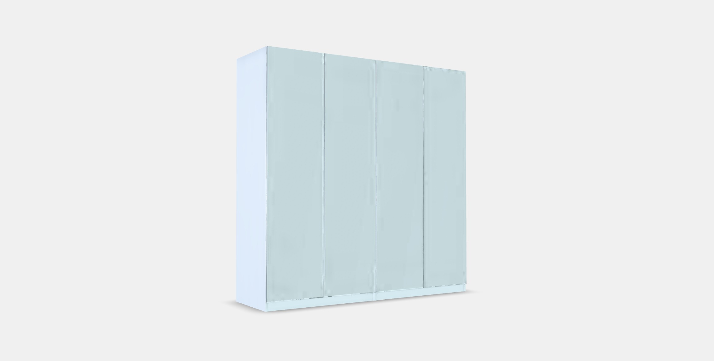 PAX - FARDAL Wardrobe 3 Low-poly 3D model_3