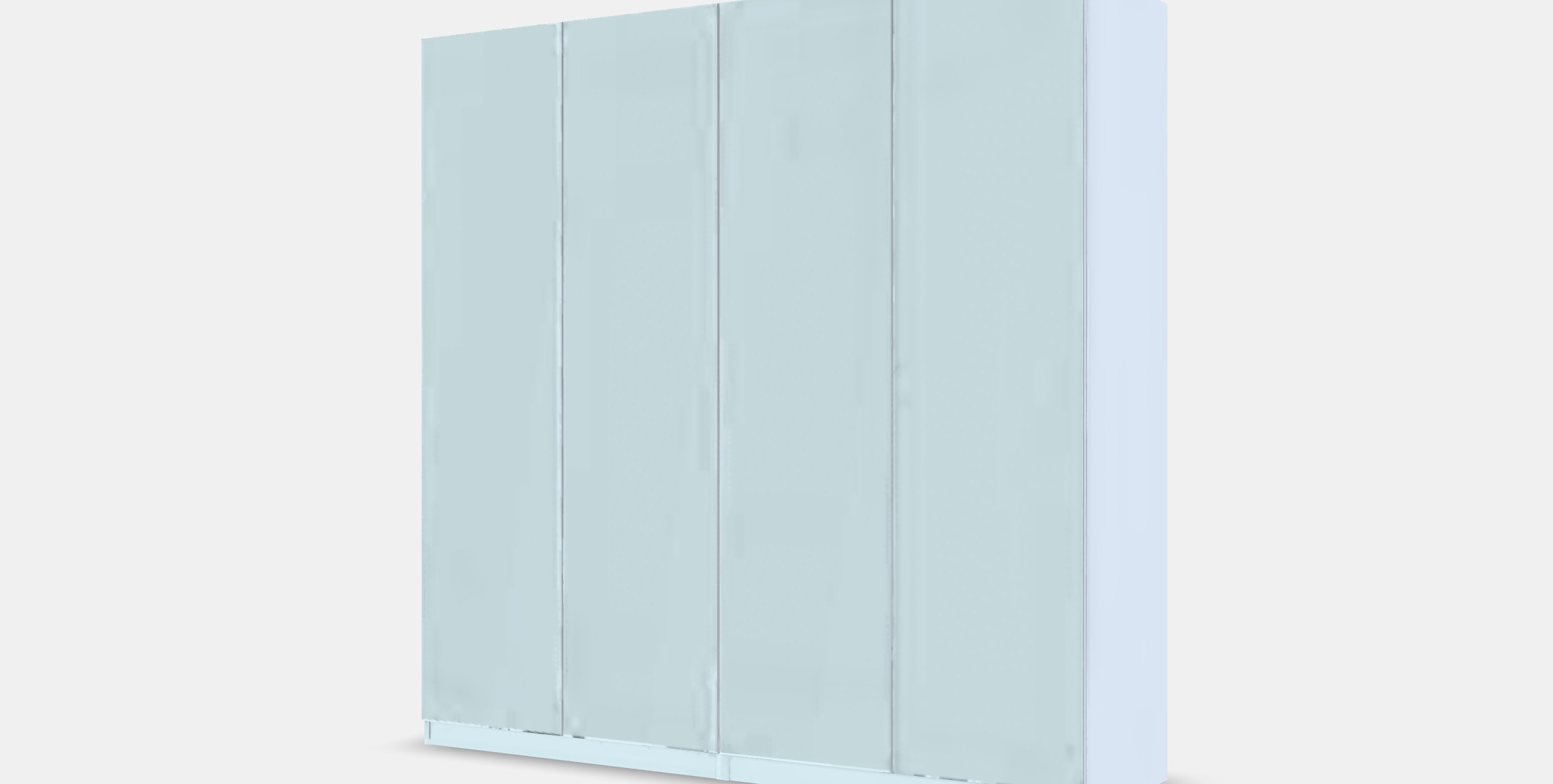 PAX - FARDAL Wardrobe 3 Low-poly 3D model_13