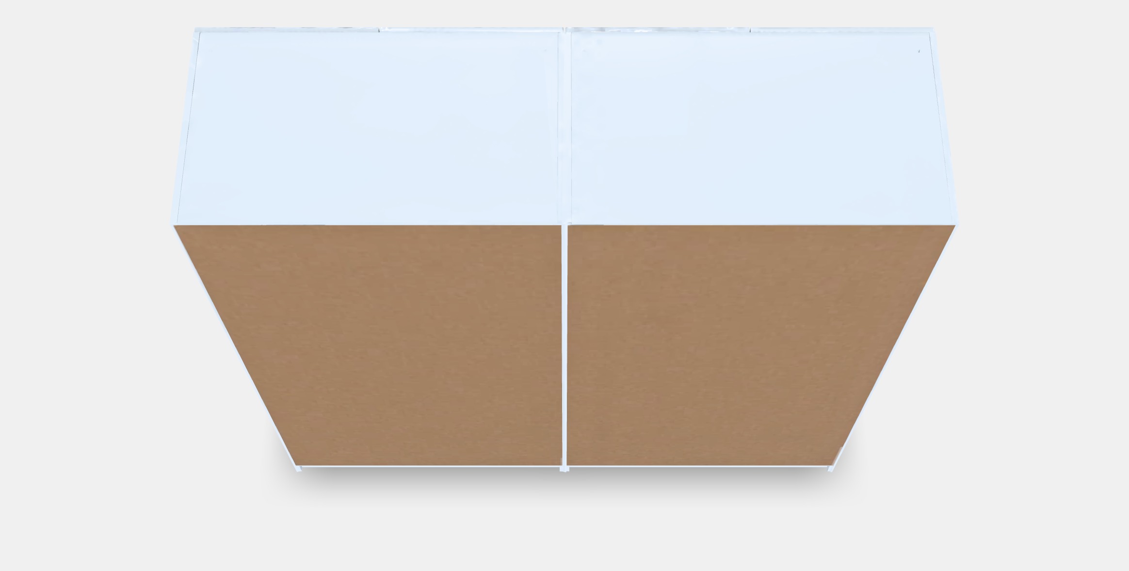 PAX - FARDAL Wardrobe 3 Low-poly 3D model_4