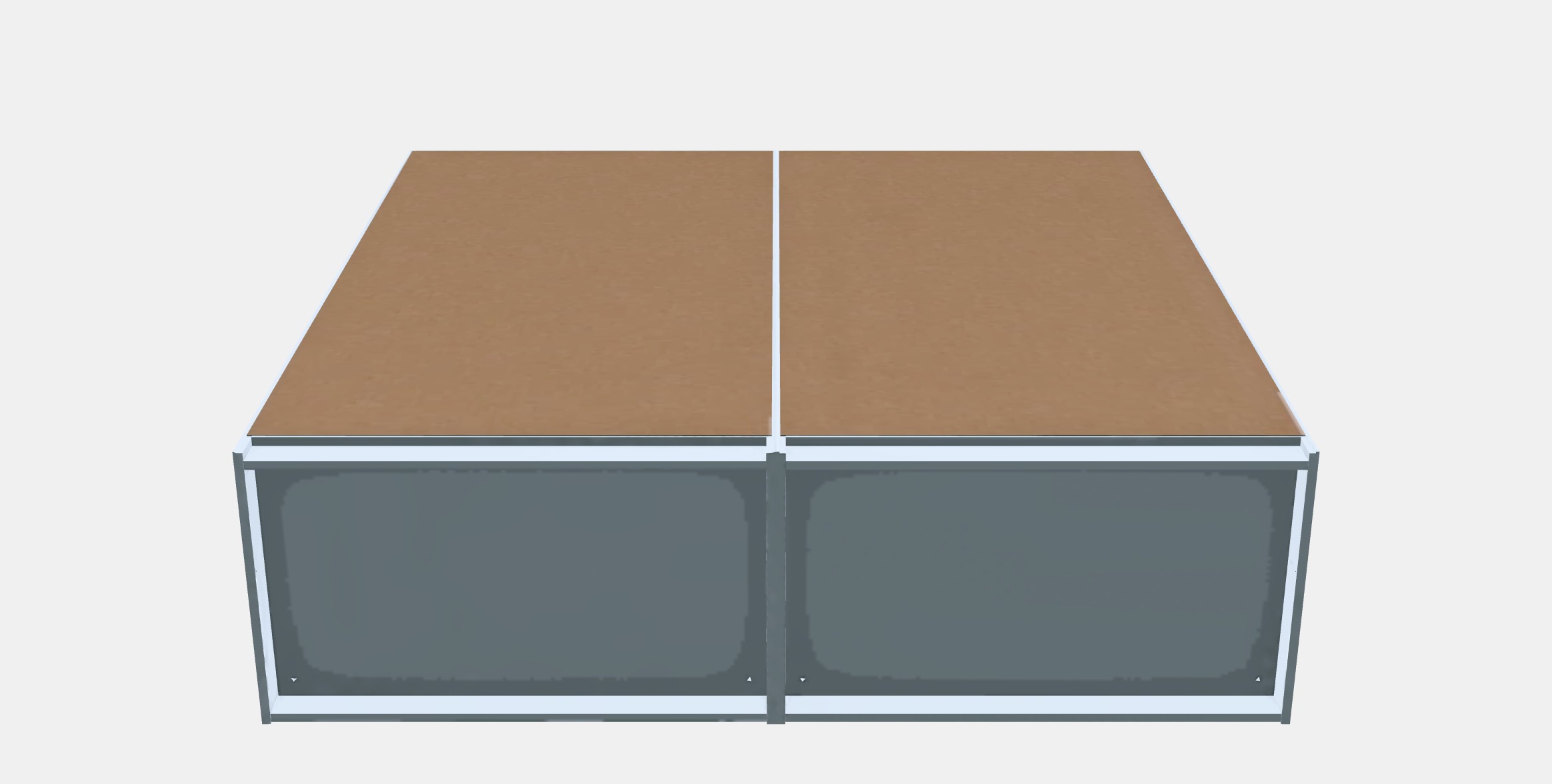 PAX - FARDAL Wardrobe 3 Low-poly 3D model_8