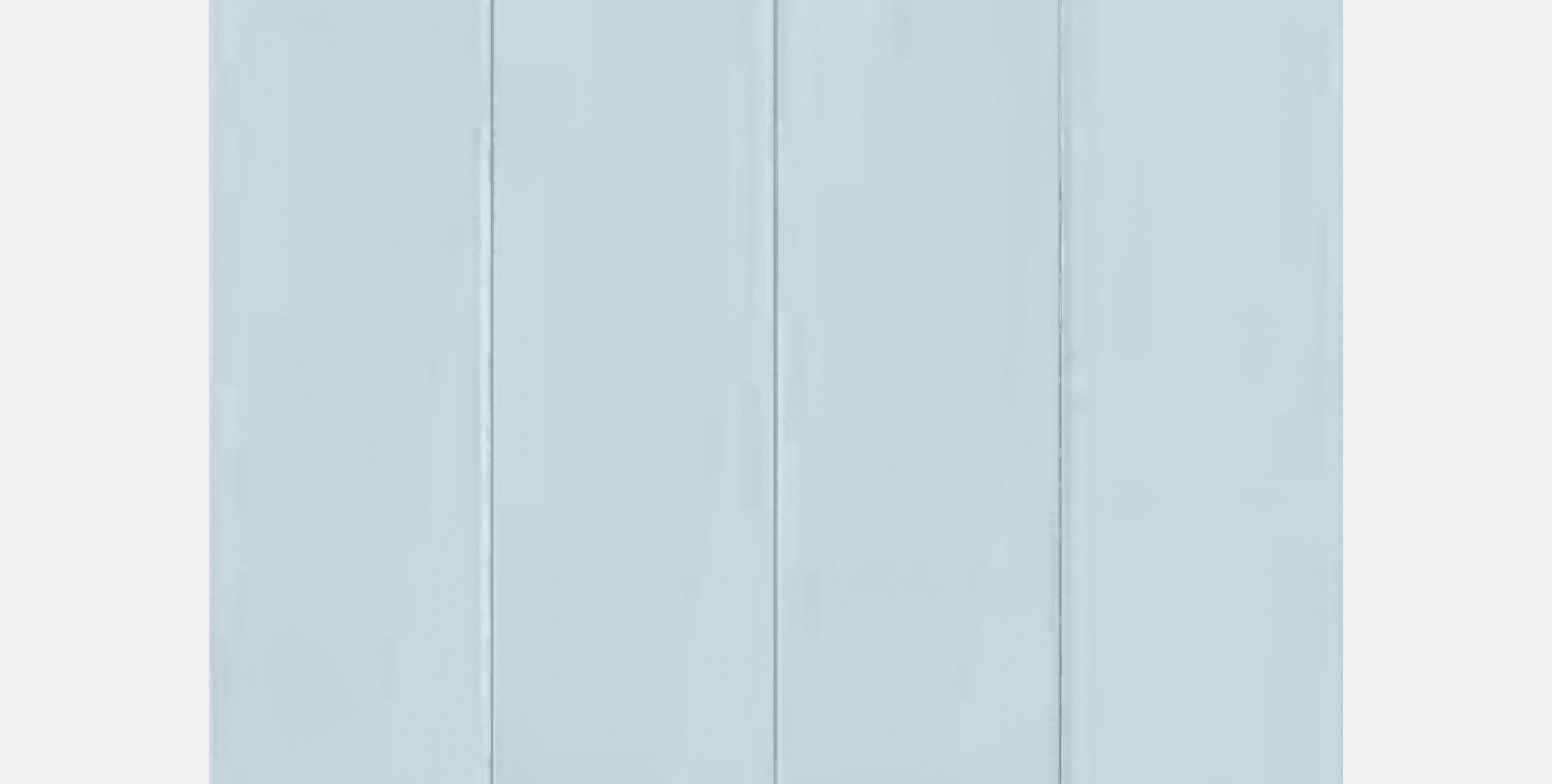 PAX - FARDAL Wardrobe 3 Low-poly 3D model_11