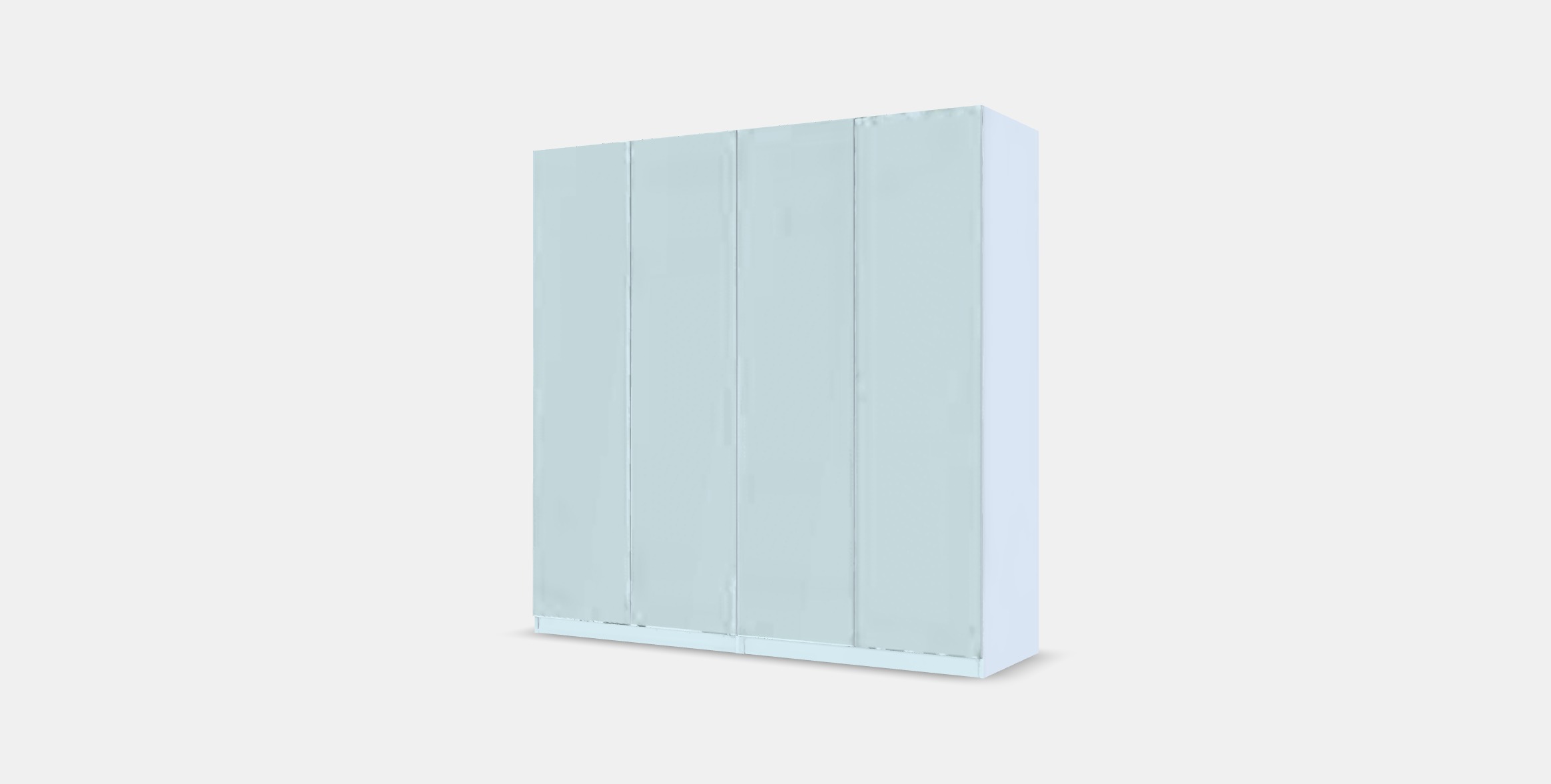 PAX - FARDAL Wardrobe 3 Low-poly 3D model_12