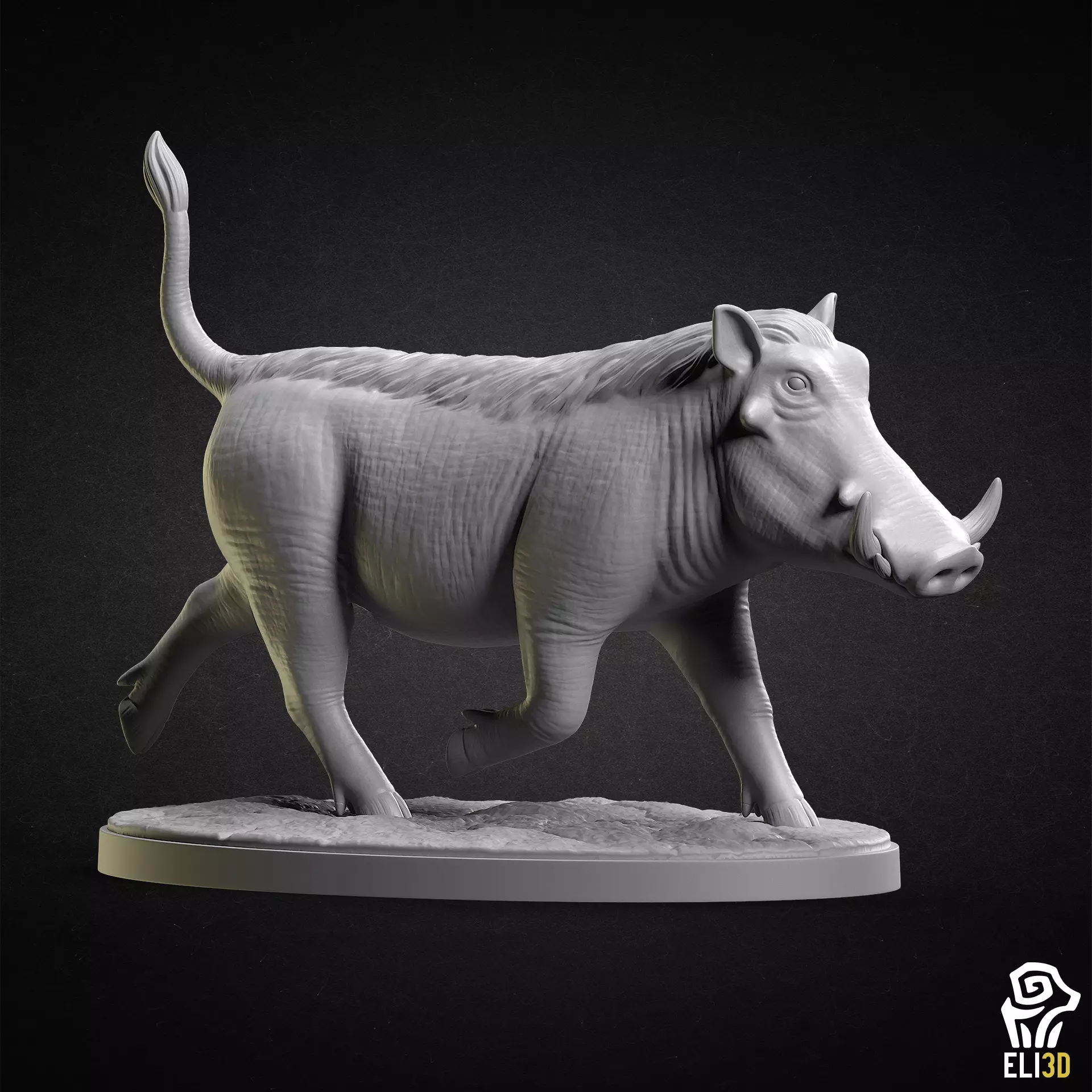 Warthog - Animals 3D print model