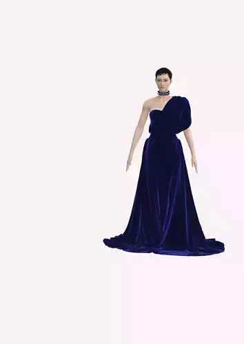 Velvet Twilight Gown