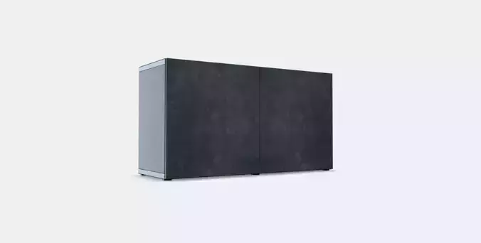 BESTA Shelf unit with doors 2