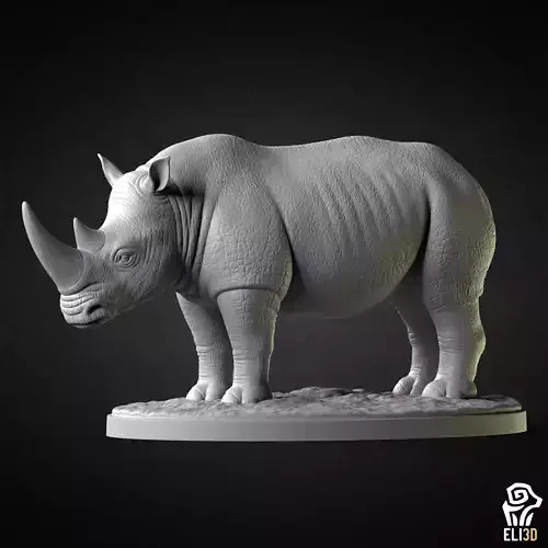 Rhino - Animal 3D print model