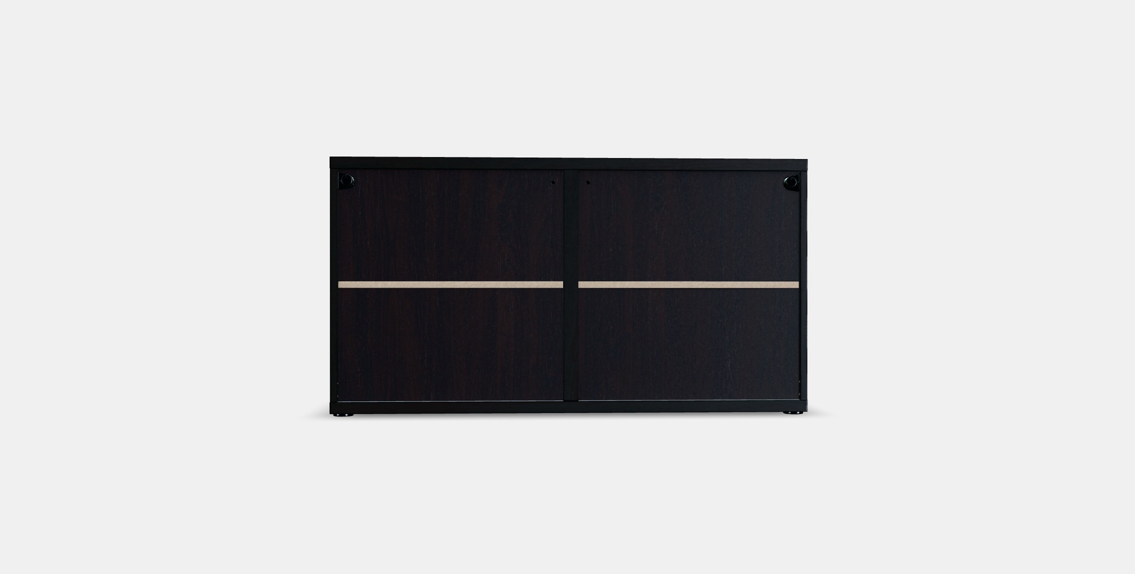 BESTA Shelf unit with doors 3 Low-poly 3D model_14