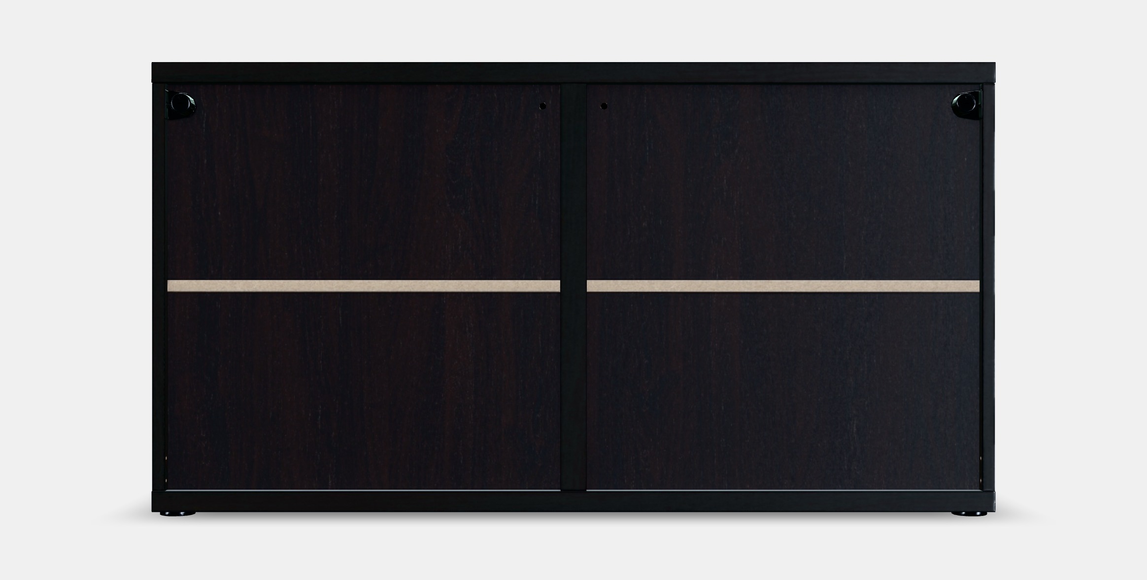 BESTA Shelf unit with doors 3 Low-poly 3D model_16