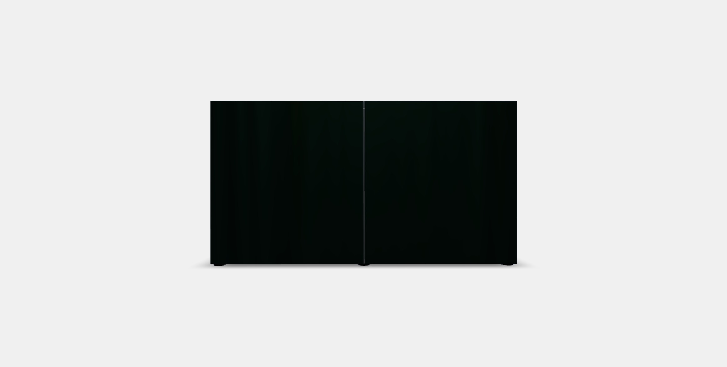 BESTA Shelf unit with doors 3 Low-poly 3D model_9