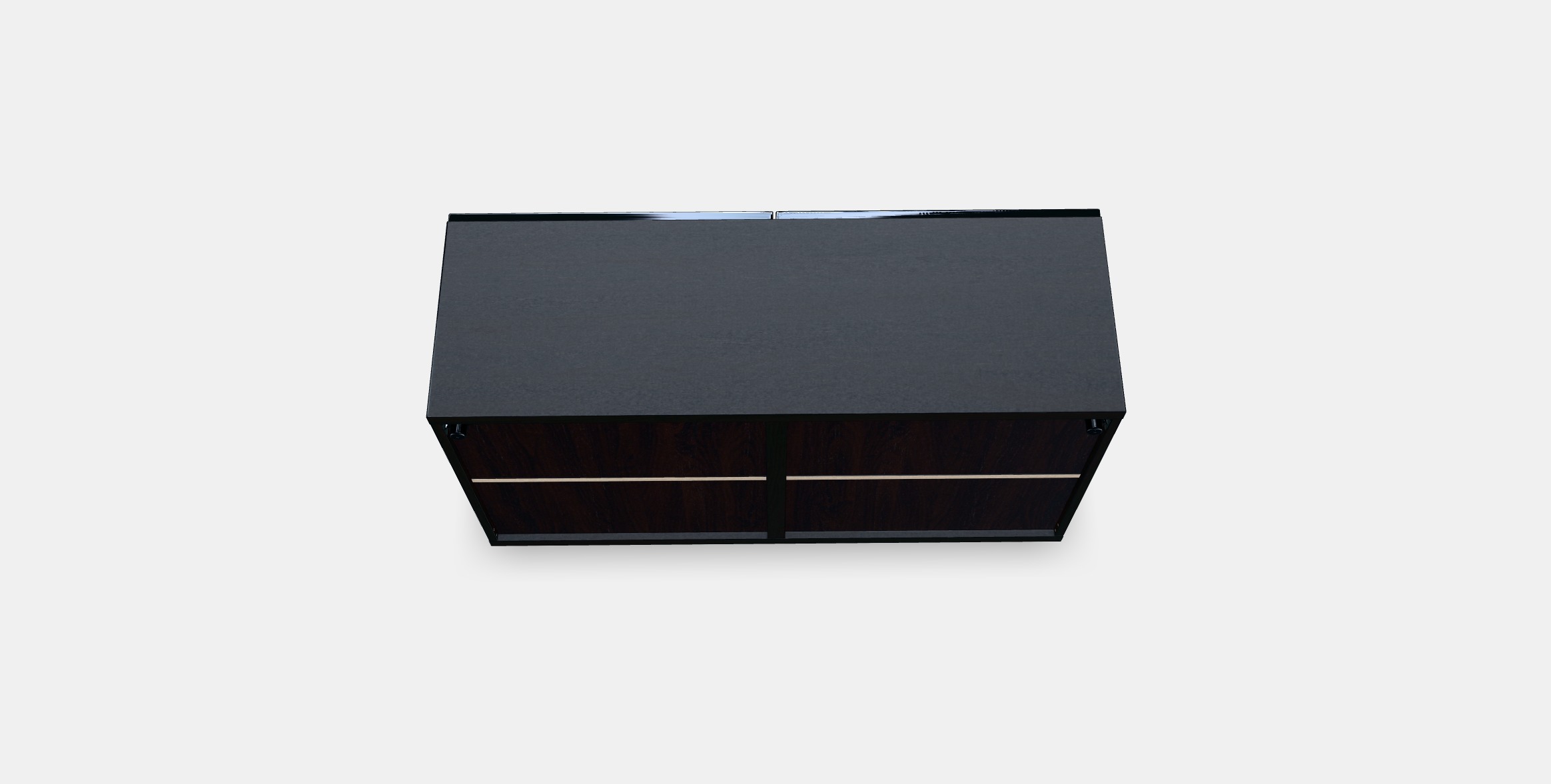 BESTA Shelf unit with doors 3 Low-poly 3D model_3