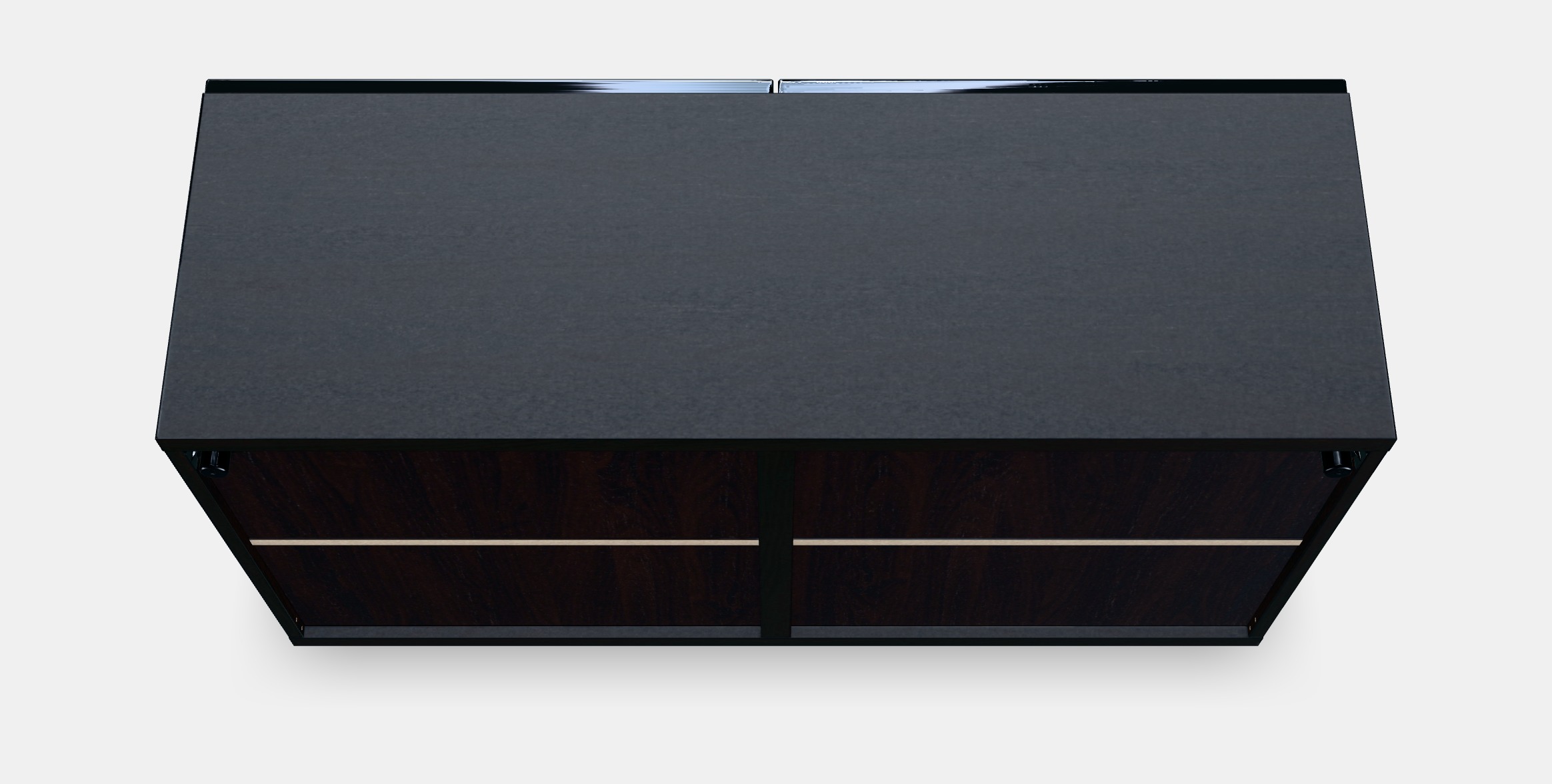 BESTA Shelf unit with doors 3 Low-poly 3D model_2