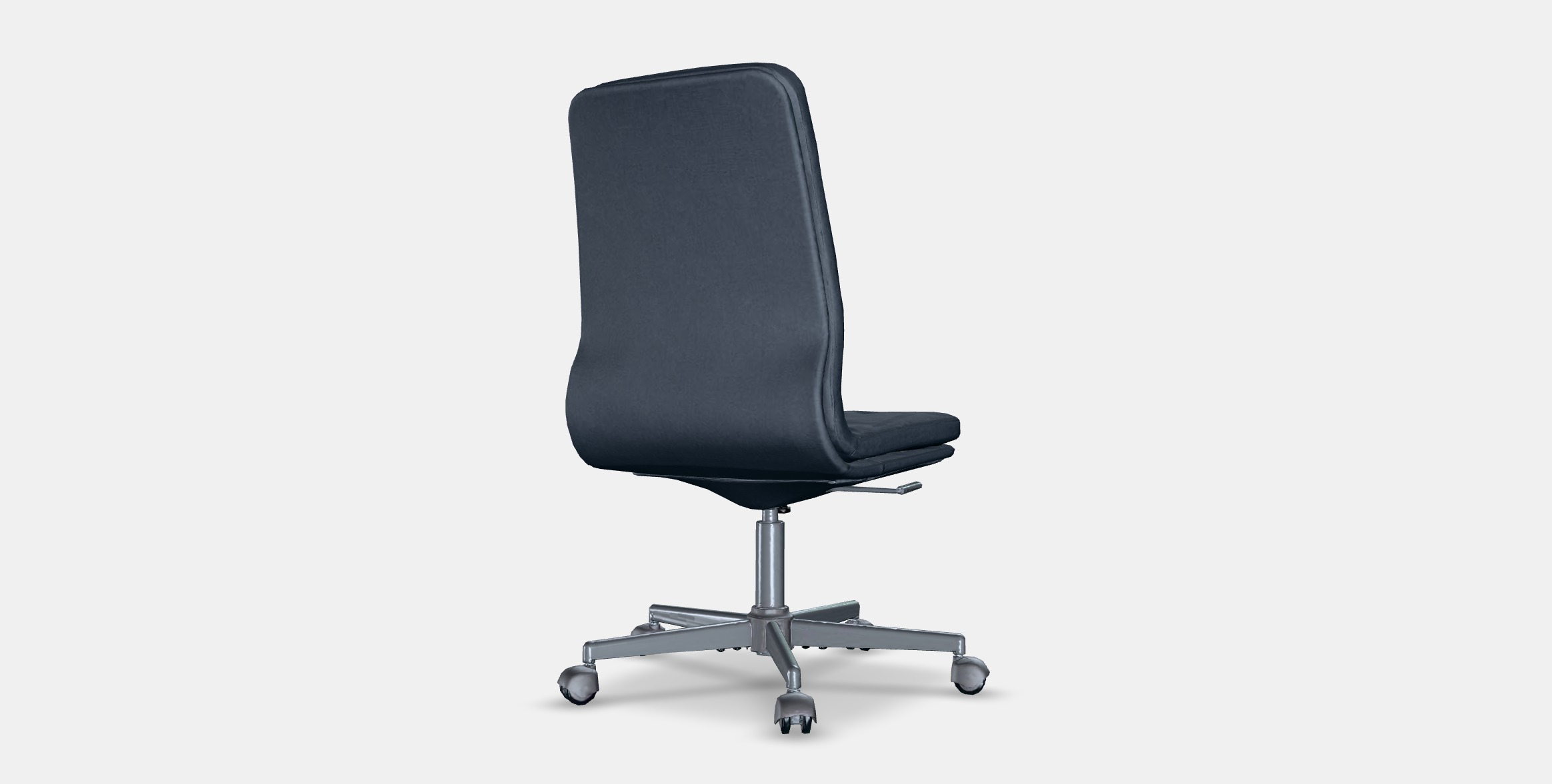 MULLFJALLET Conference chair with castors Low-poly 3D model_5
