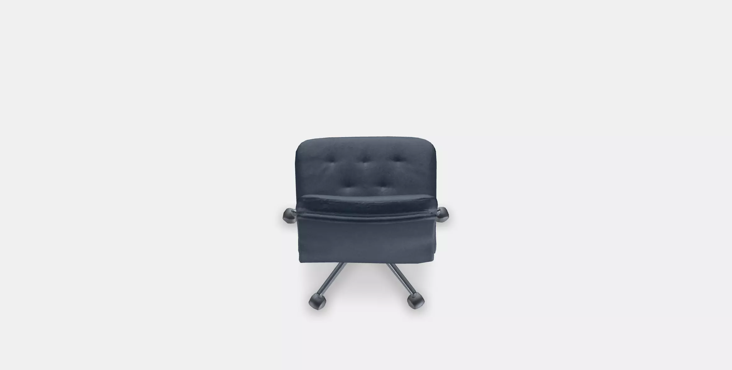 MULLFJALLET Conference chair with castors Low-poly 3D model_0