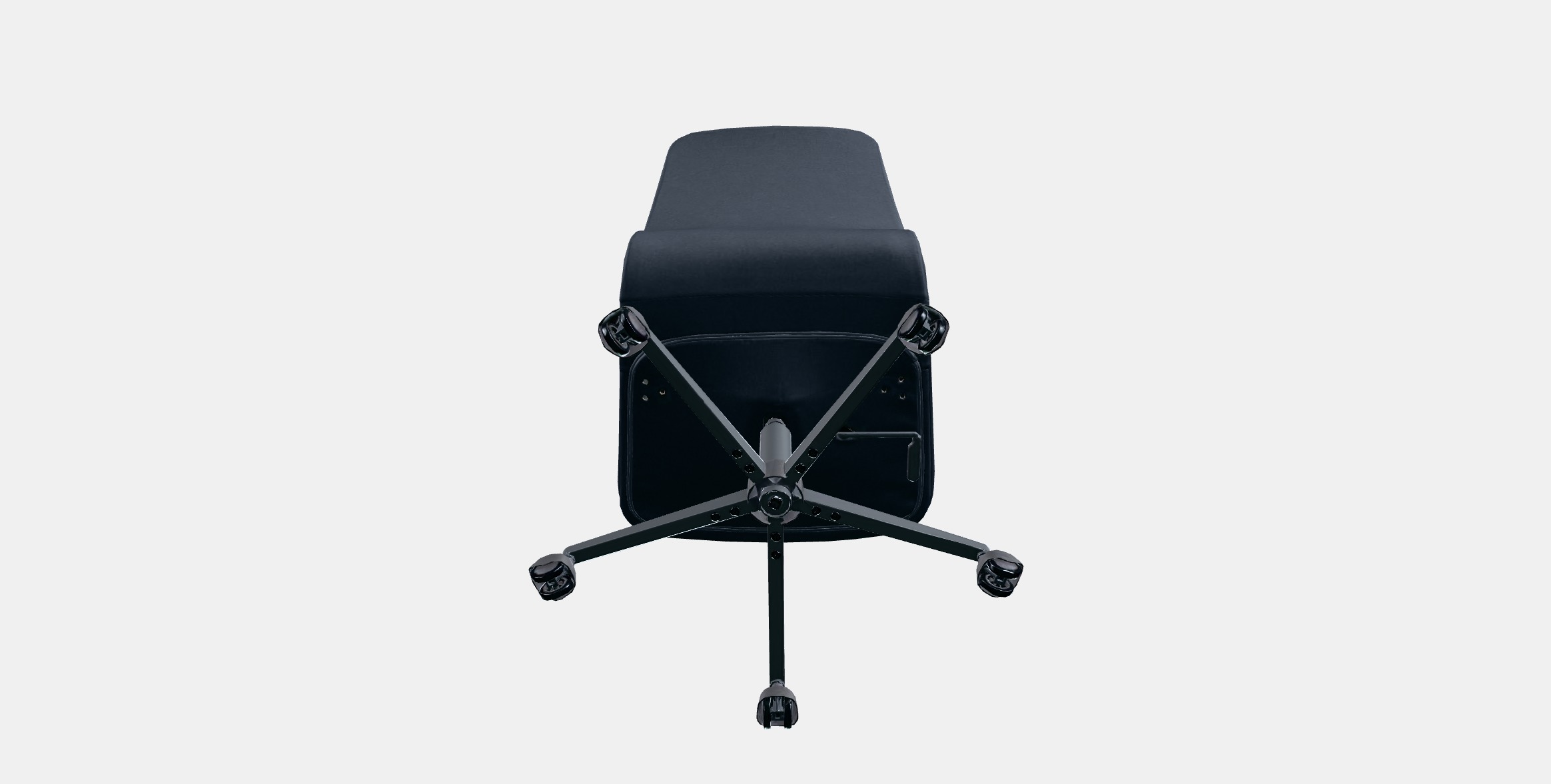 MULLFJALLET Conference chair with castors Low-poly 3D model_7