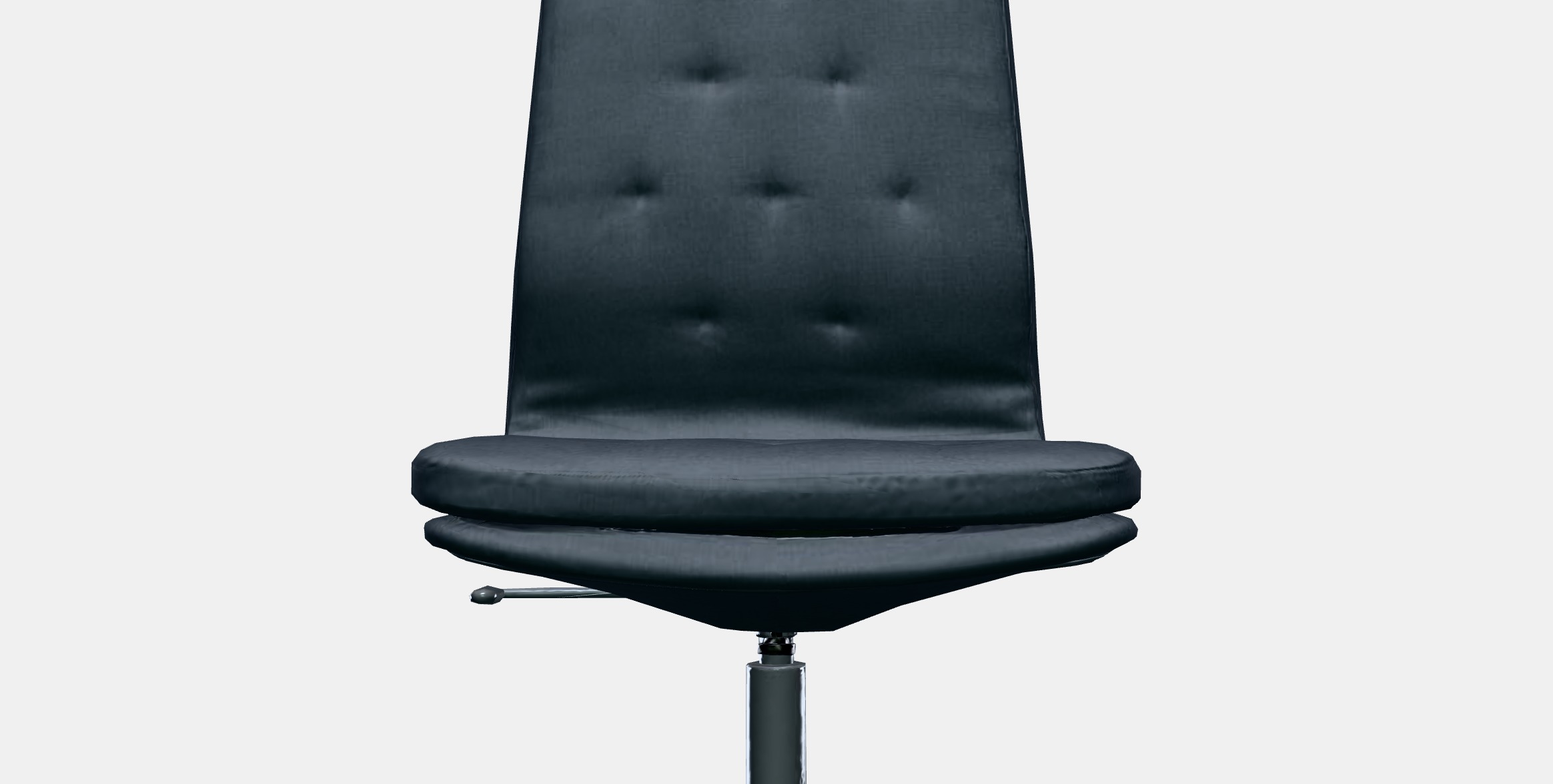 MULLFJALLET Conference chair with castors Low-poly 3D model_11