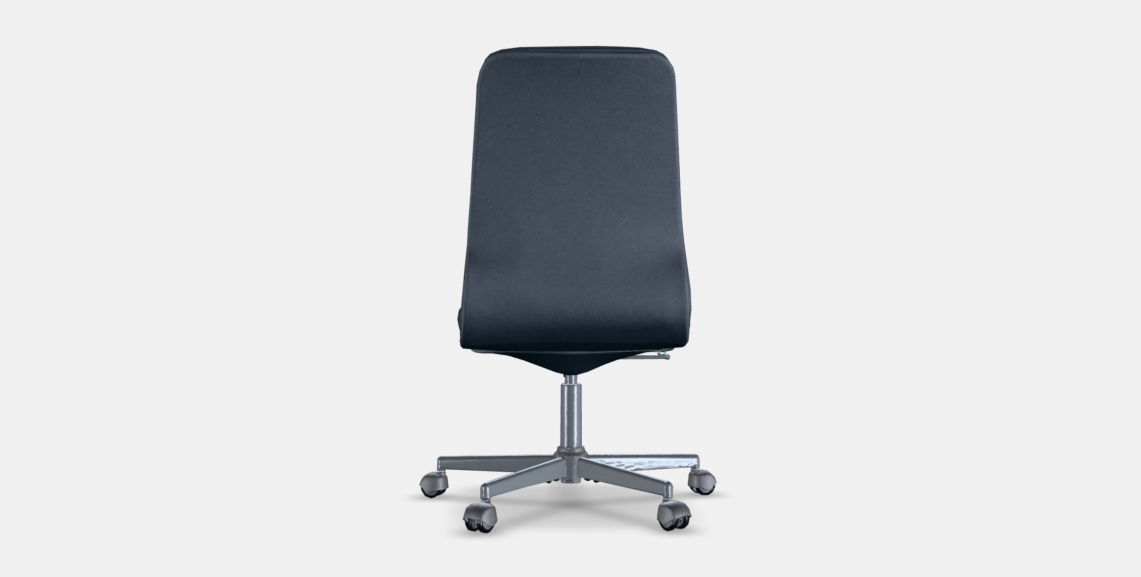 MULLFJALLET Conference chair with castors Low-poly 3D model_14