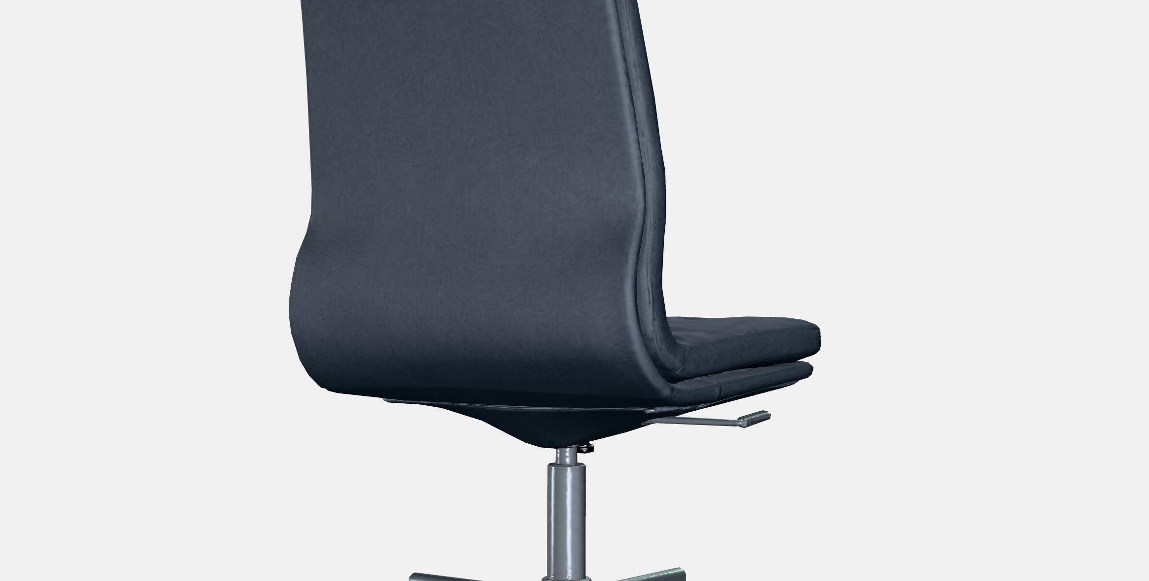 MULLFJALLET Conference chair with castors Low-poly 3D model_6