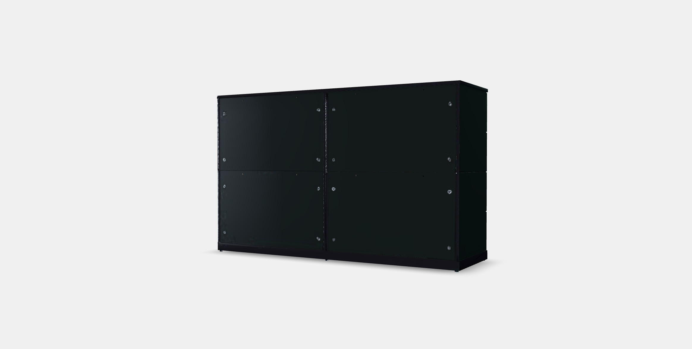 NORDLI Chest of 8 drawers 3 Low-poly 3D model_4
