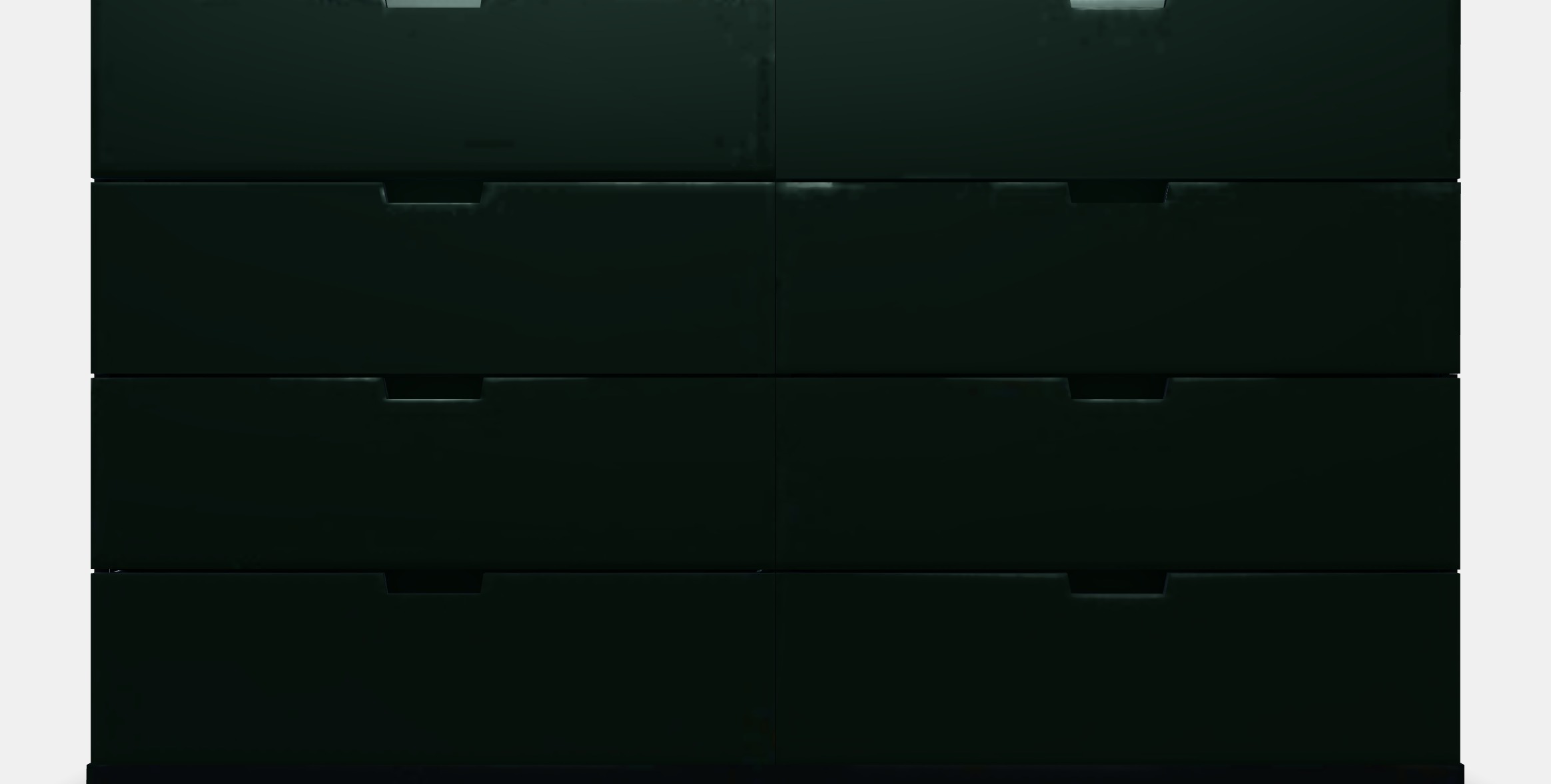 NORDLI Chest of 8 drawers 3 Low-poly 3D model_11