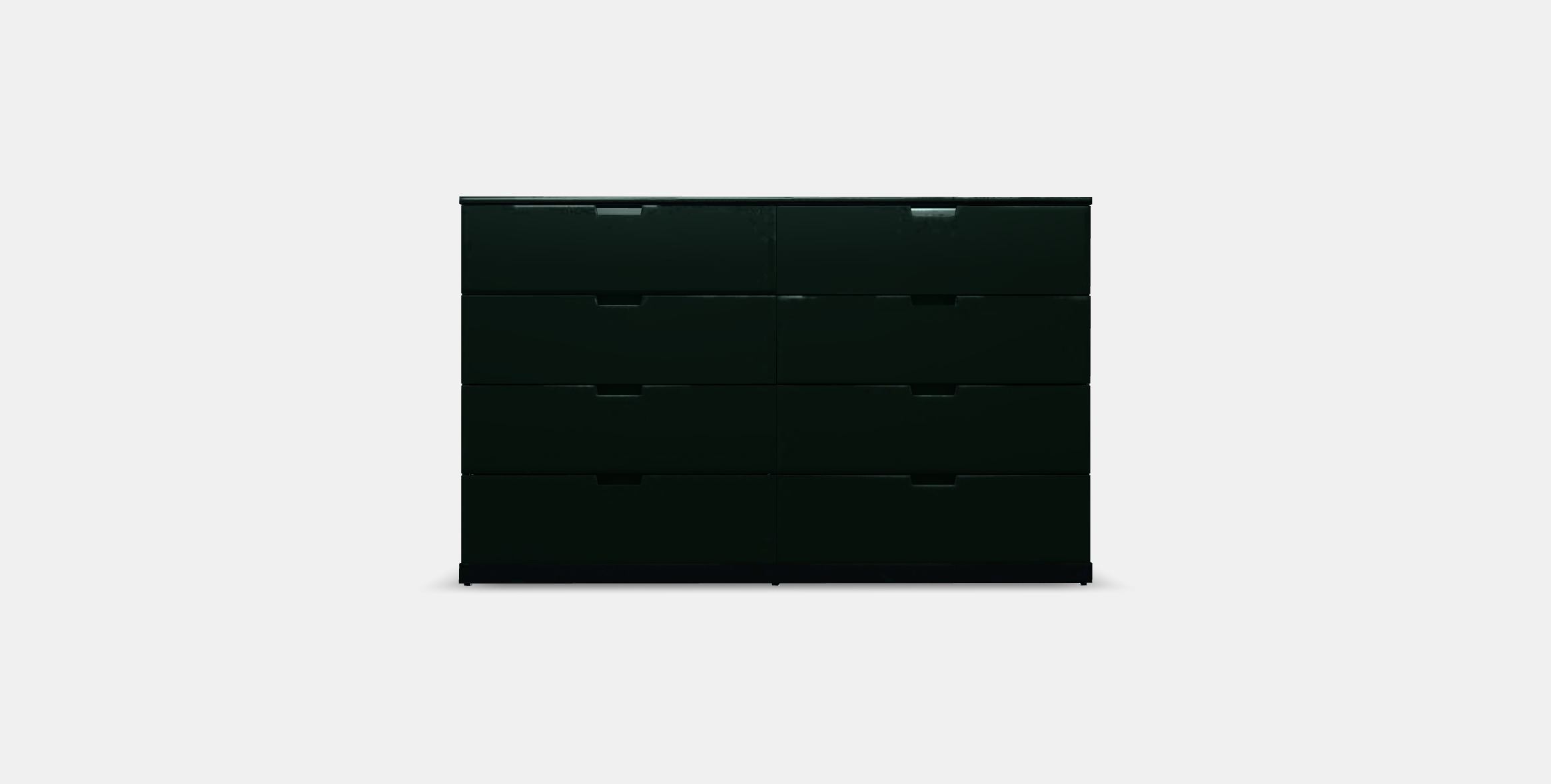 NORDLI Chest of 8 drawers 3 Low-poly 3D model_10