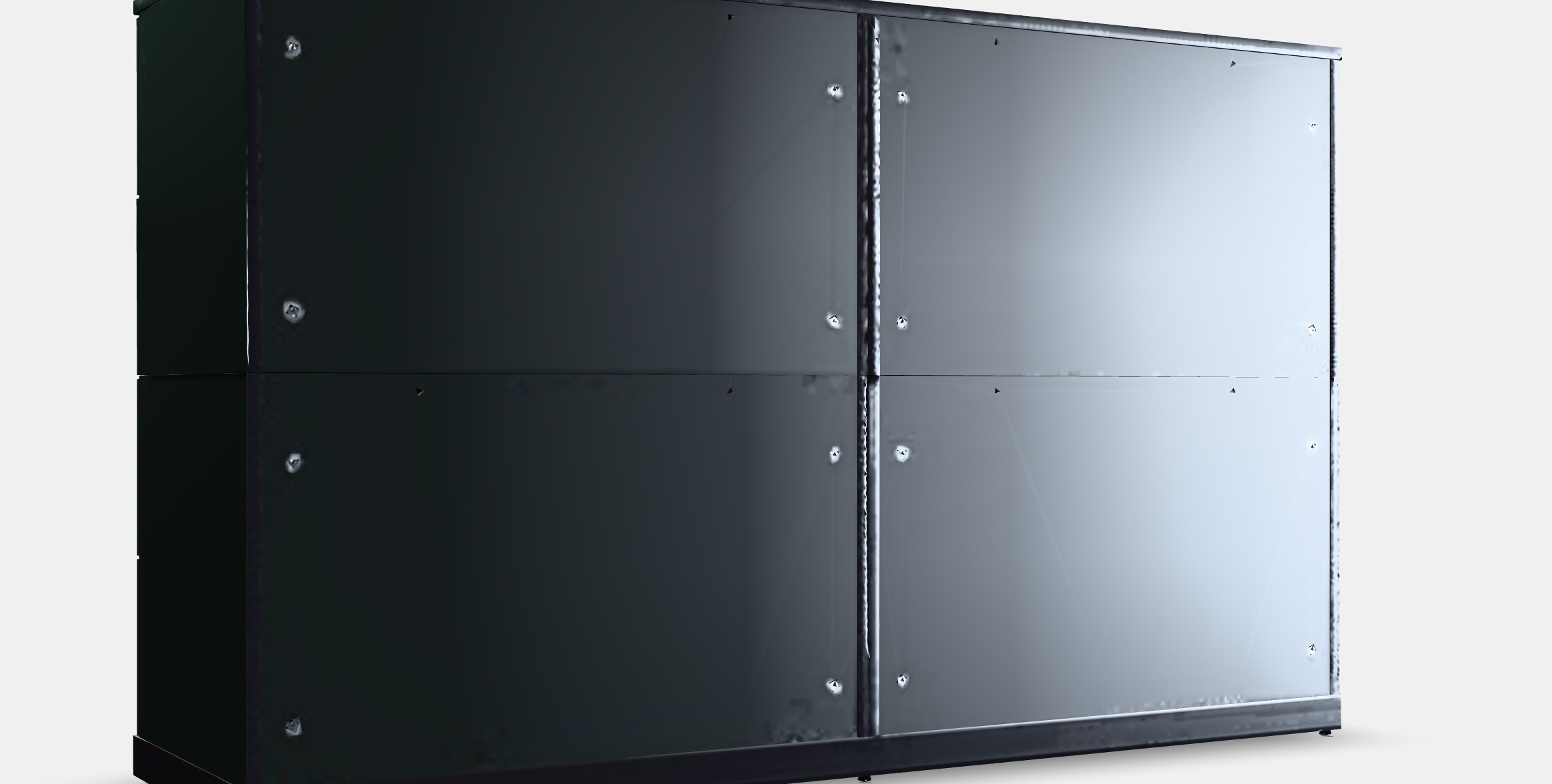 NORDLI Chest of 8 drawers 3 Low-poly 3D model_9