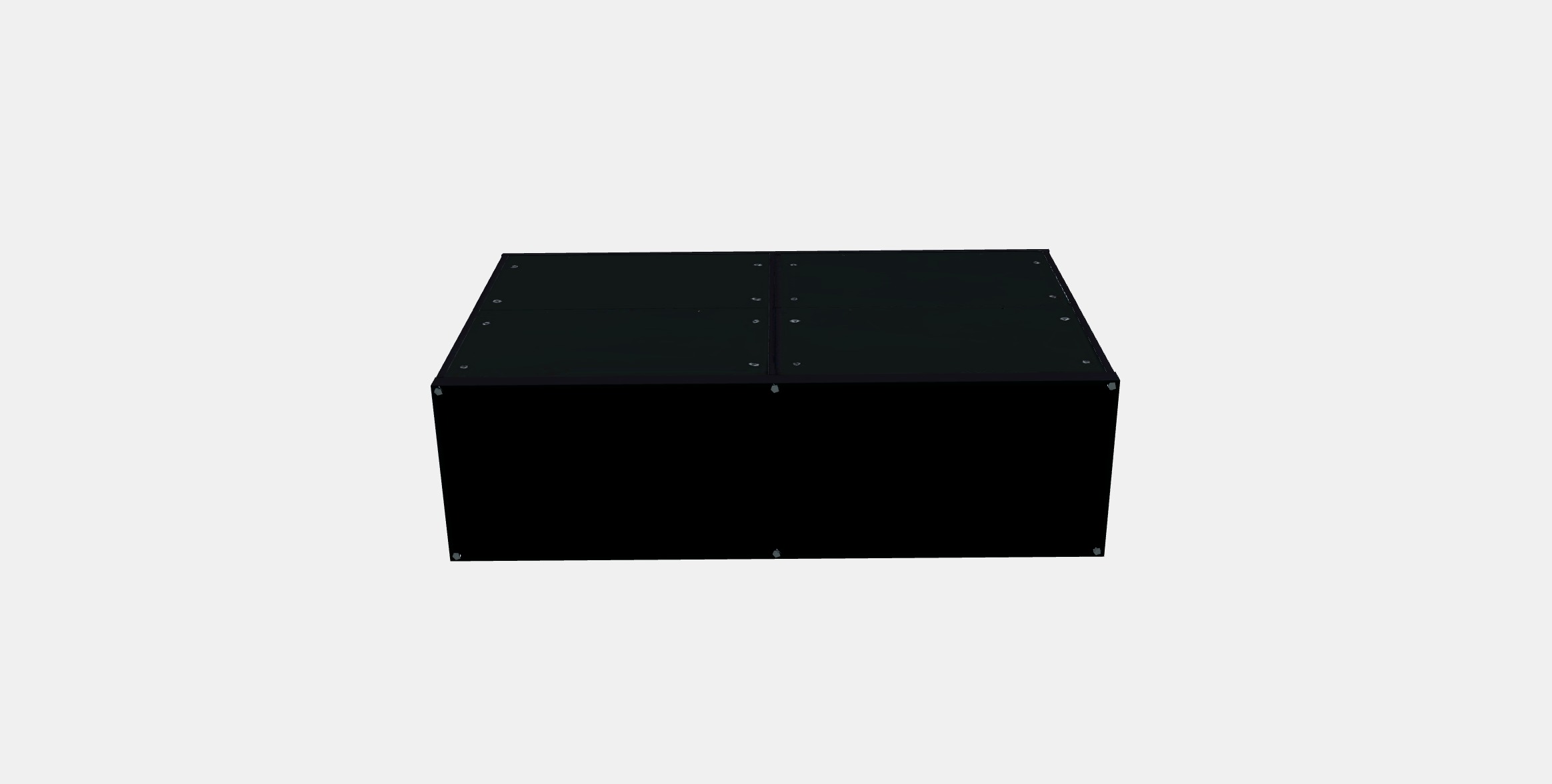 NORDLI Chest of 8 drawers 3 Low-poly 3D model_3