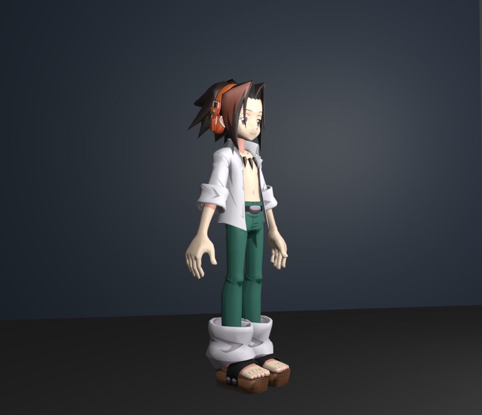 yoh asakura 3D model_3