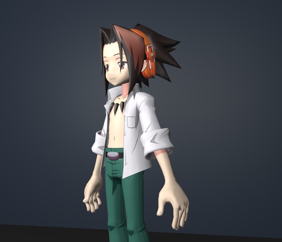 yoh asakura 3D model_2