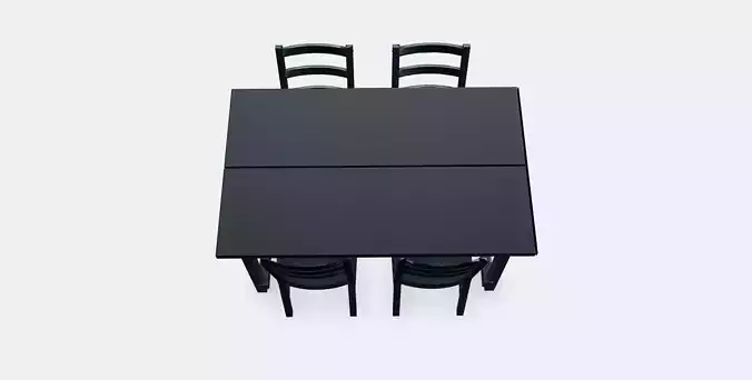 NORDVIKEN - NORDVIKEN Table and 4 chairs 2