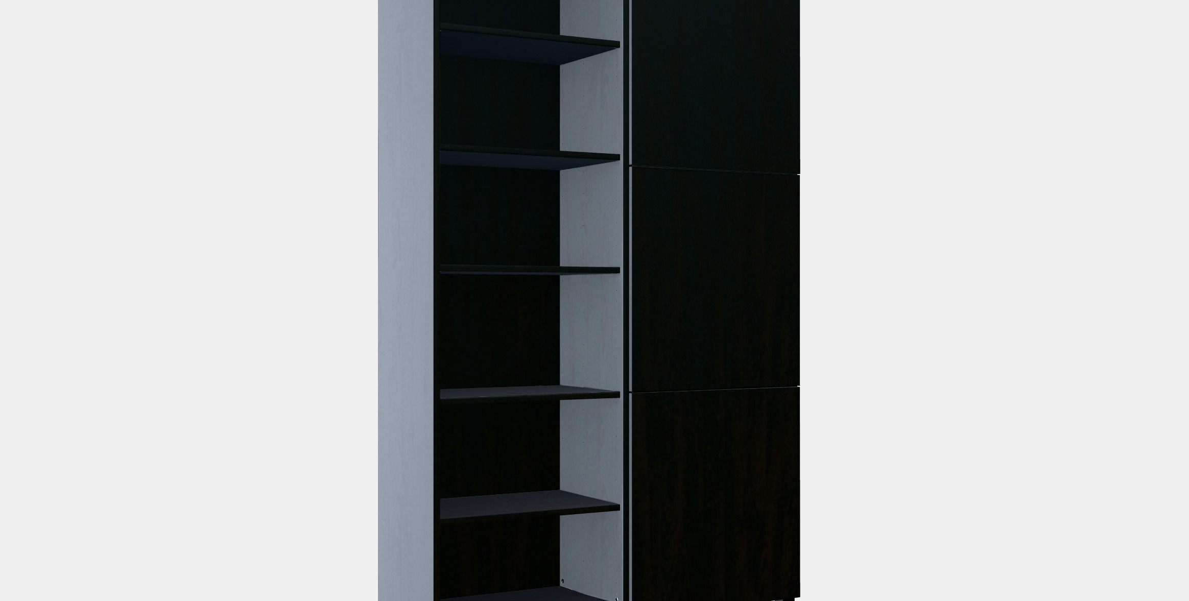 BESTA Storage combination with doors 26 Low-poly 3D model_9