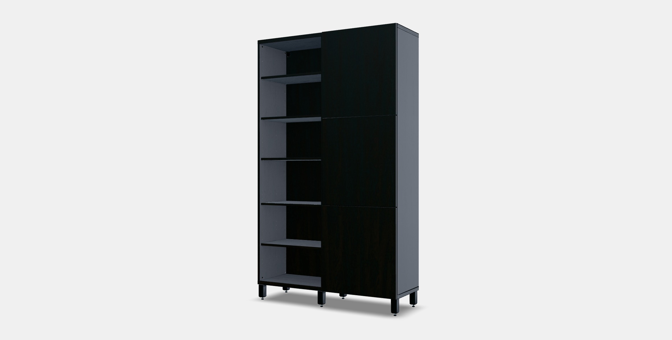BESTA Storage combination with doors 26 Low-poly 3D model_12