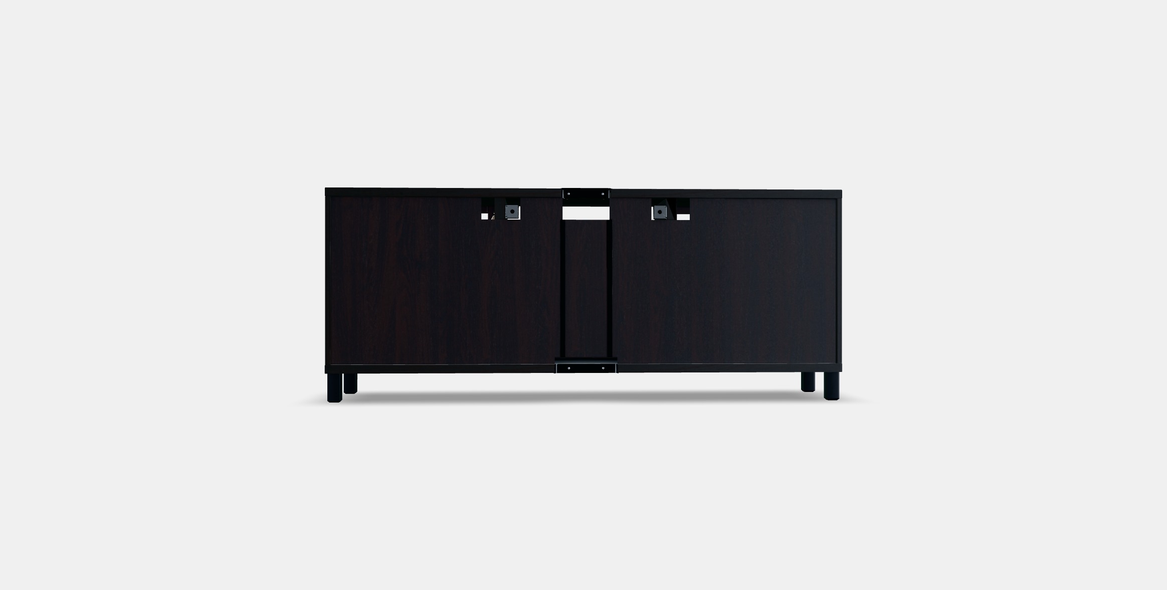 BESTA TV bench with drawers 3 Low-poly 3D model_14