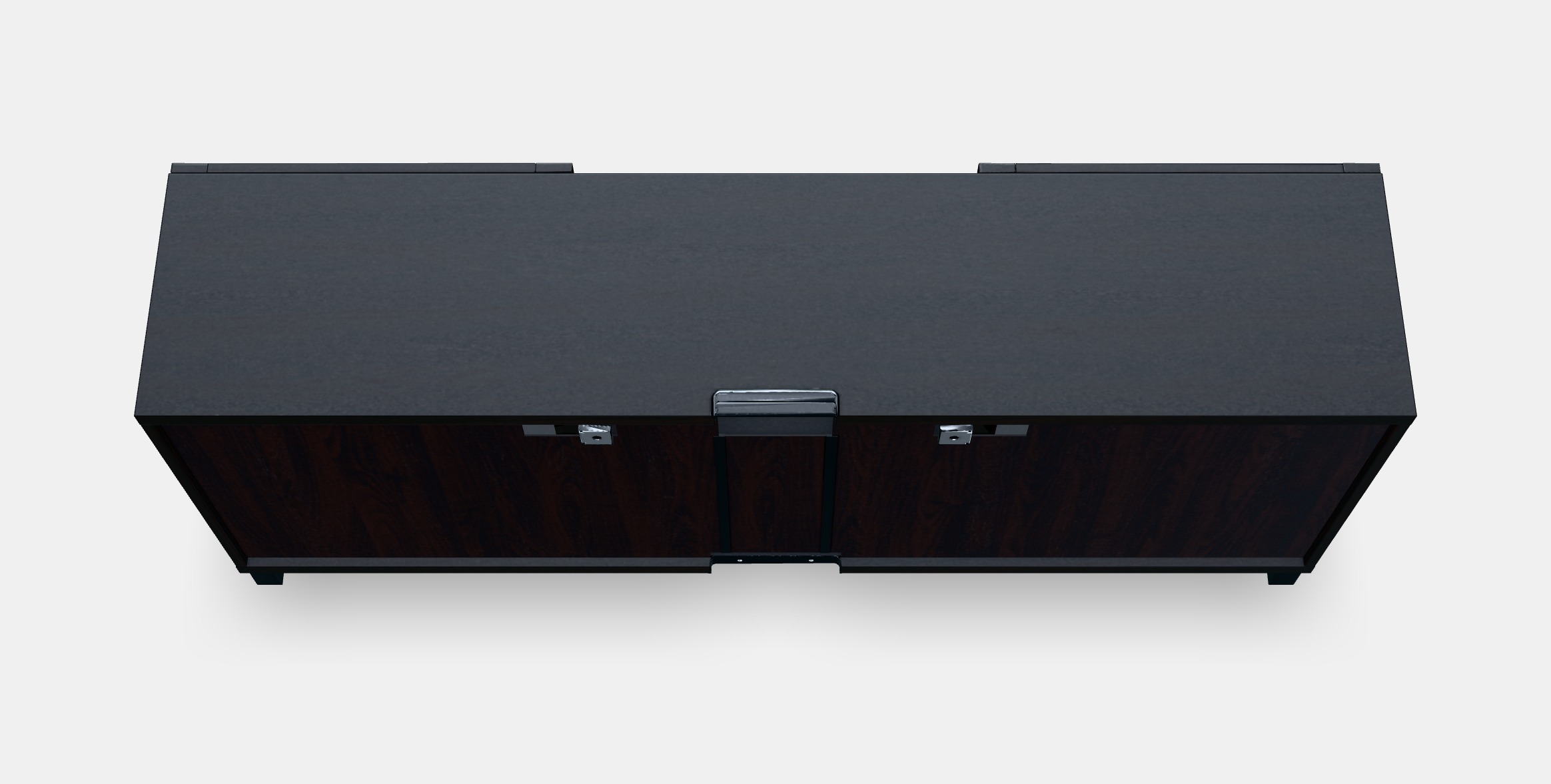 BESTA TV bench with drawers 3 Low-poly 3D model_8