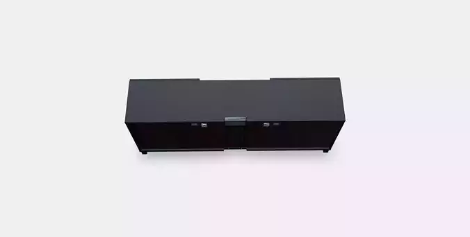 BESTA TV bench with drawers 3