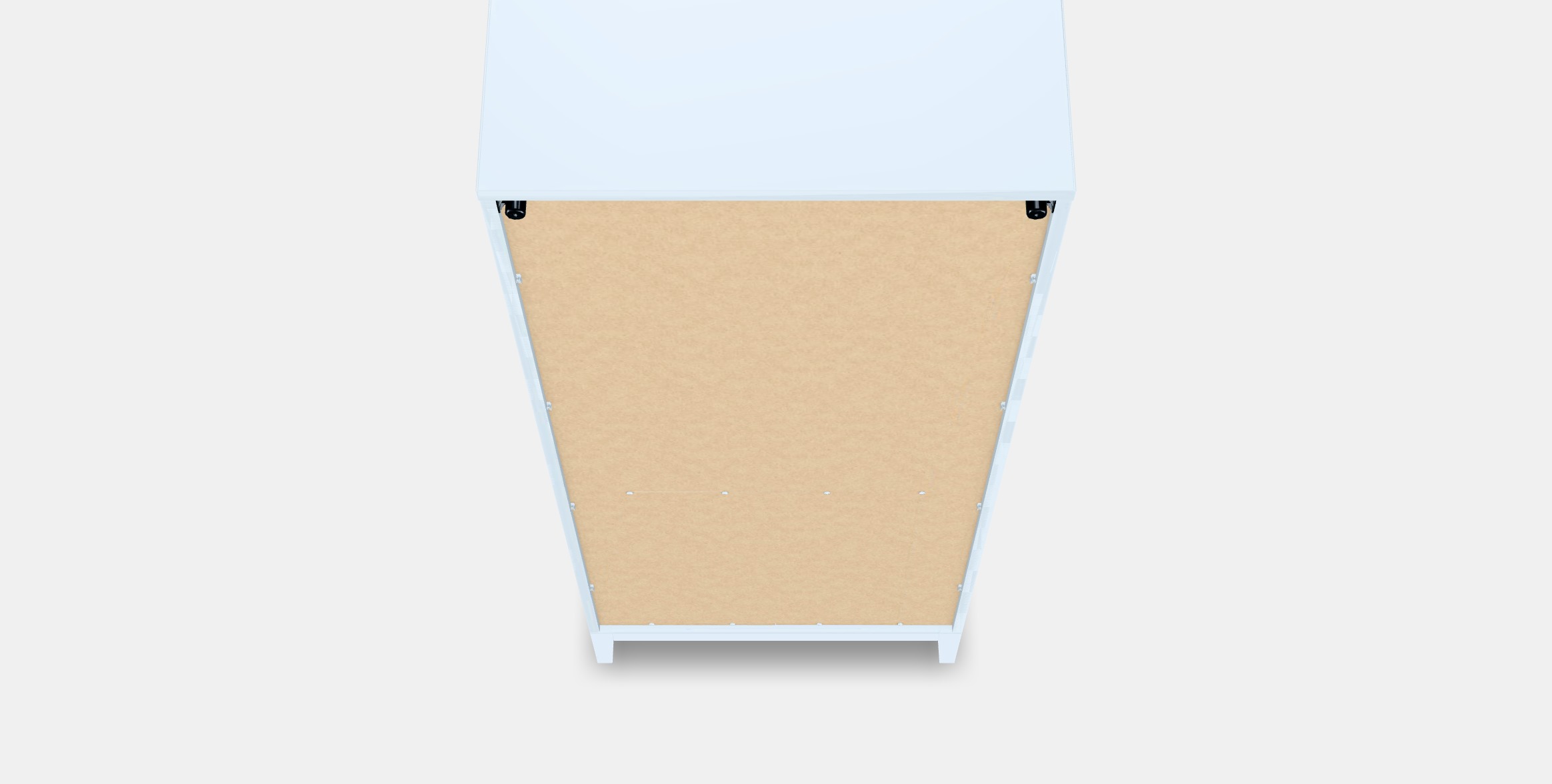 IDANAS High cabinet w gls-drs and 1 drawer 1 Low-poly 3D model_3