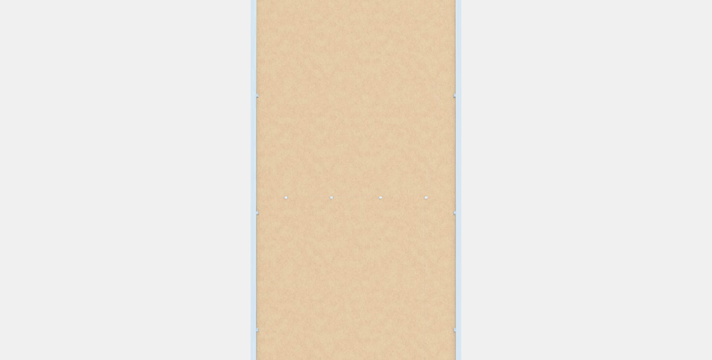 IDANAS High cabinet w gls-drs and 1 drawer 1 Low-poly 3D model_15