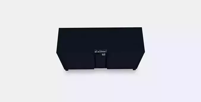 BESTA TV bench with doors 17