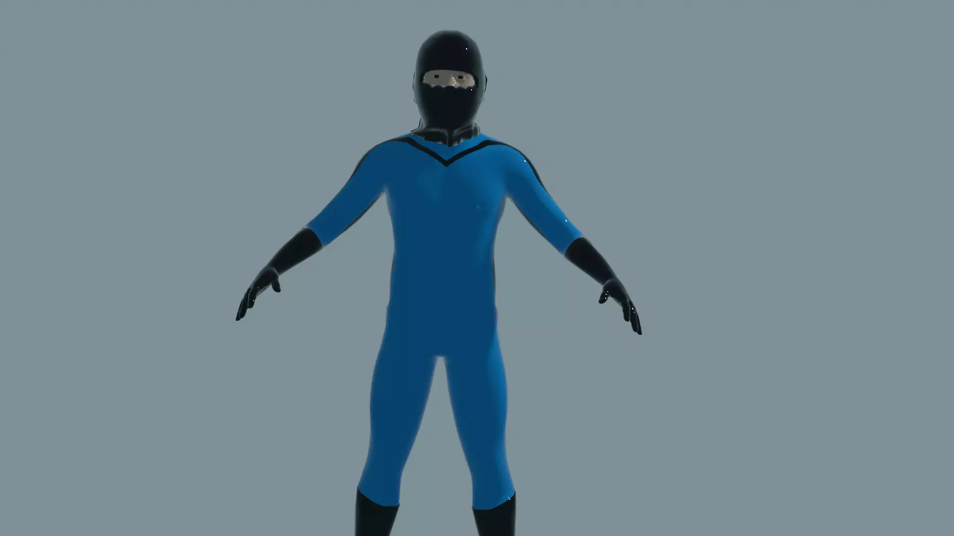 Mask Man 3D model_0