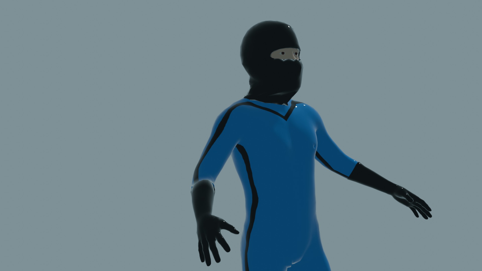 Mask Man 3D model_5