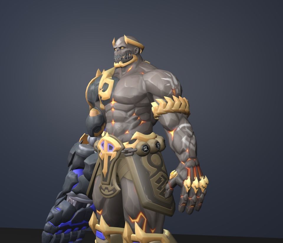 doomfist thunder 3D model_2