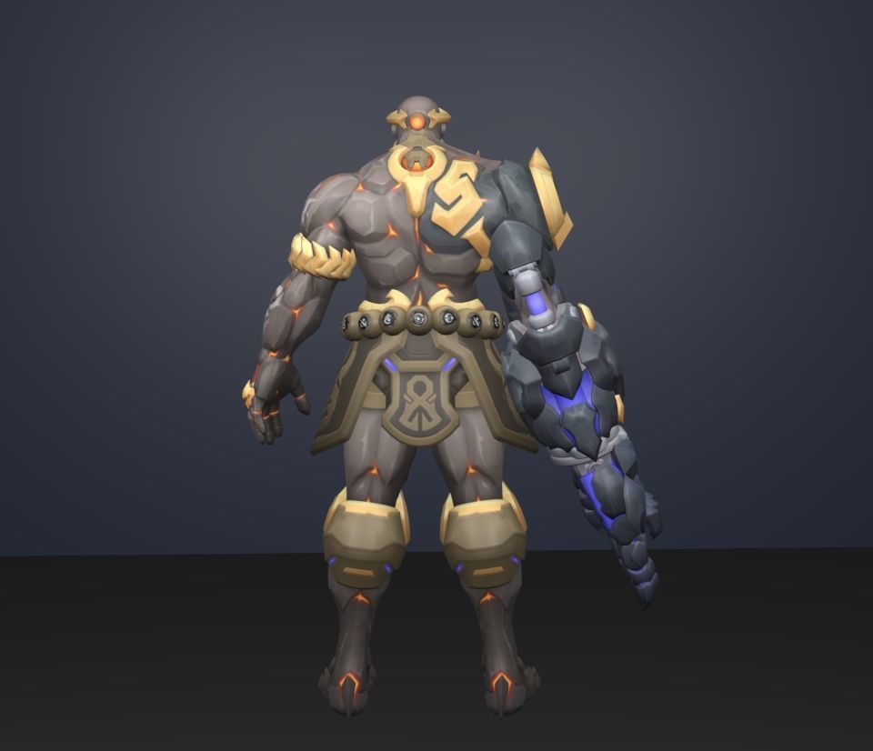 doomfist thunder 3D model_4