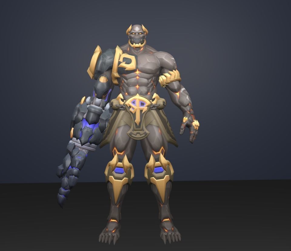 doomfist thunder 3D model_1