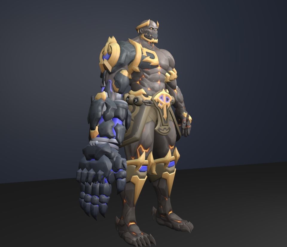 doomfist thunder 3D model_3