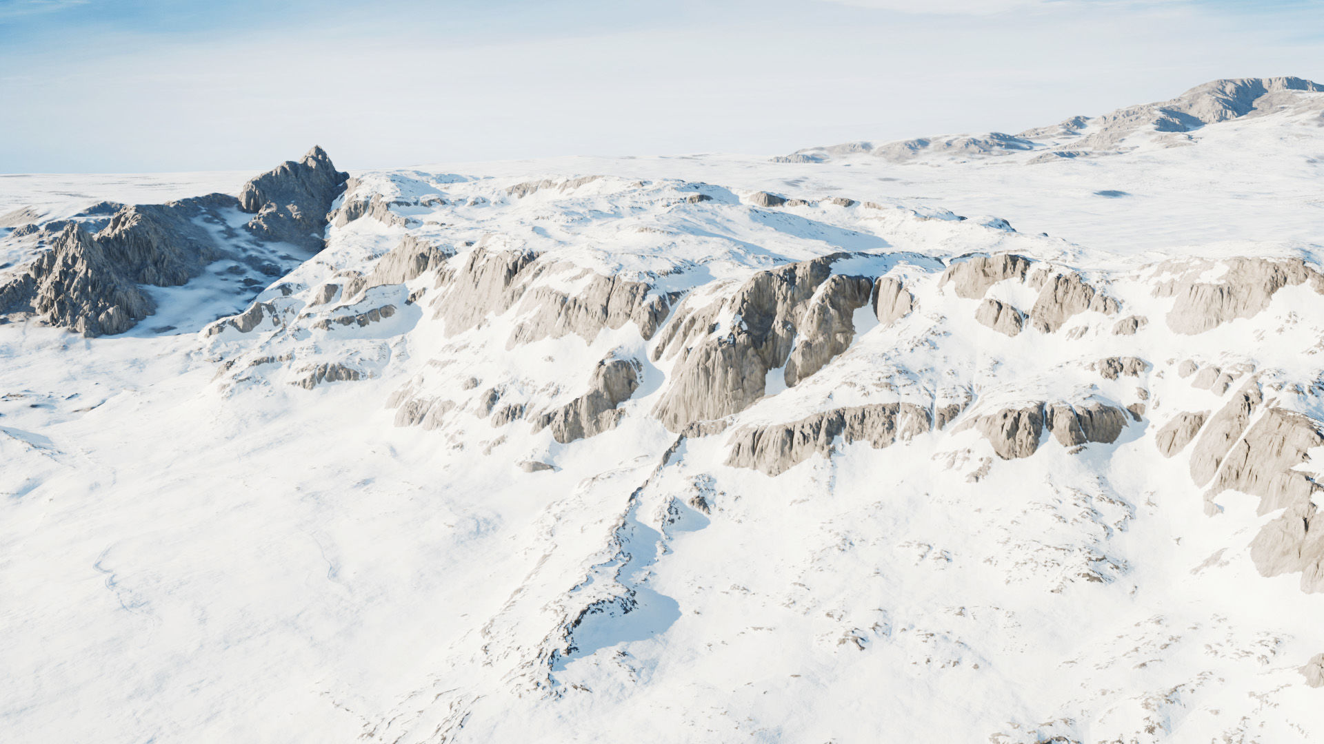 Tundra Terrain Asset Pack 3D Model Collection_3