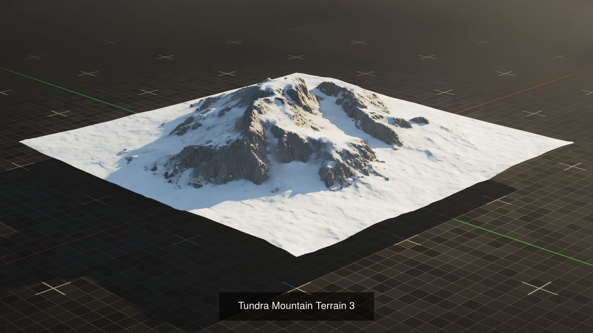 Tundra Terrain Asset Pack 3D Model Collection_6